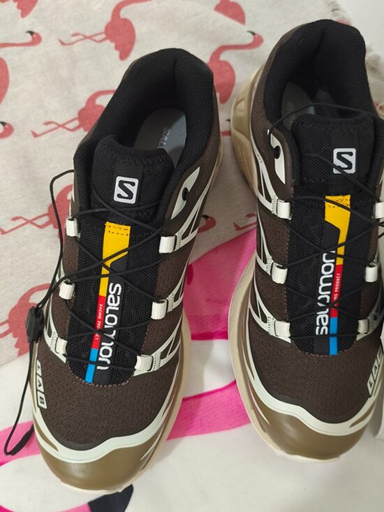 Salomon Brown Low-Top Trail Running Shoes - Picture 2 of 8